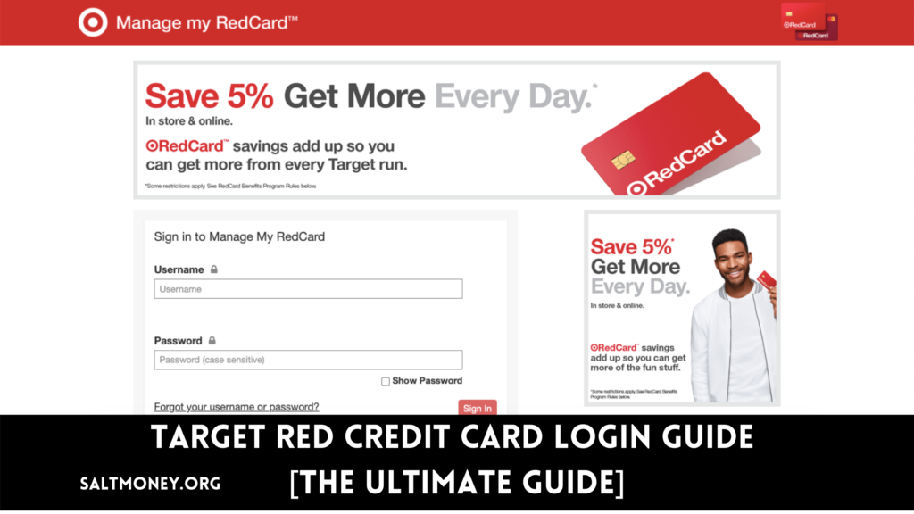 Target Red Credit Card Login Guide 2020 [Ultimate Guide] - SaltMoney